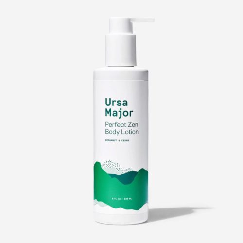 ursa major perfect zen body lotion in pump bottle